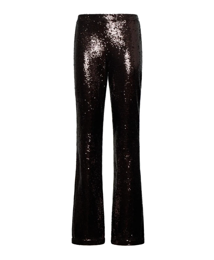 

Расклешенные брюки с пайетками Silvian Heach, коричневый