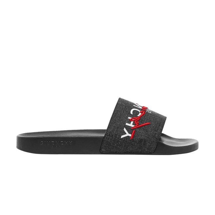 

Кроссовки Givenchy Slide 'Black Red', черный