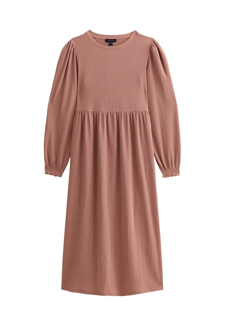 

Повседневное платье LONG SLEEVE MIDI New Look, бежевый