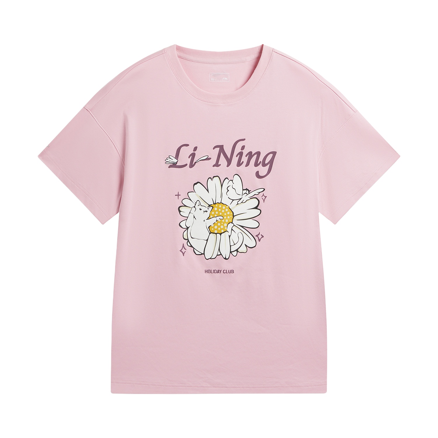 

Футболка Li-Ning Sports Life Collection Women's, cardamom powder, Синий, Футболка Li-Ning Sports Life Collection Women's, cardamom powder