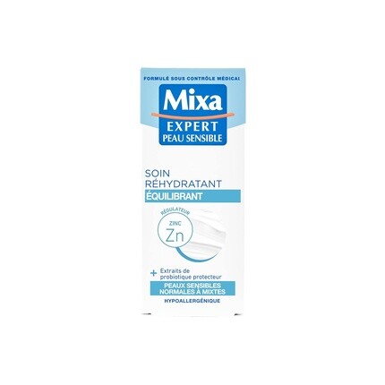 Крем для лица Mixa — Expert Увлажняющий баланс для чувствительной кожи с экстрактом овса и регулирующей медью, 50 мл — фото 3