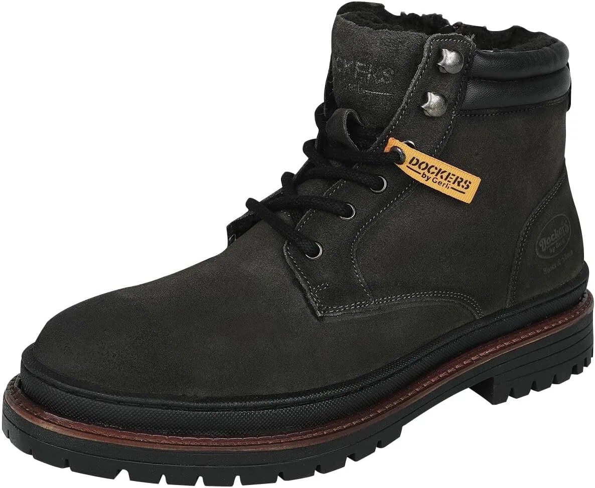 Мужские ботинки на шнуровке Dockers by Gerli 51CR101, Dark Grey 51Cr101 210220