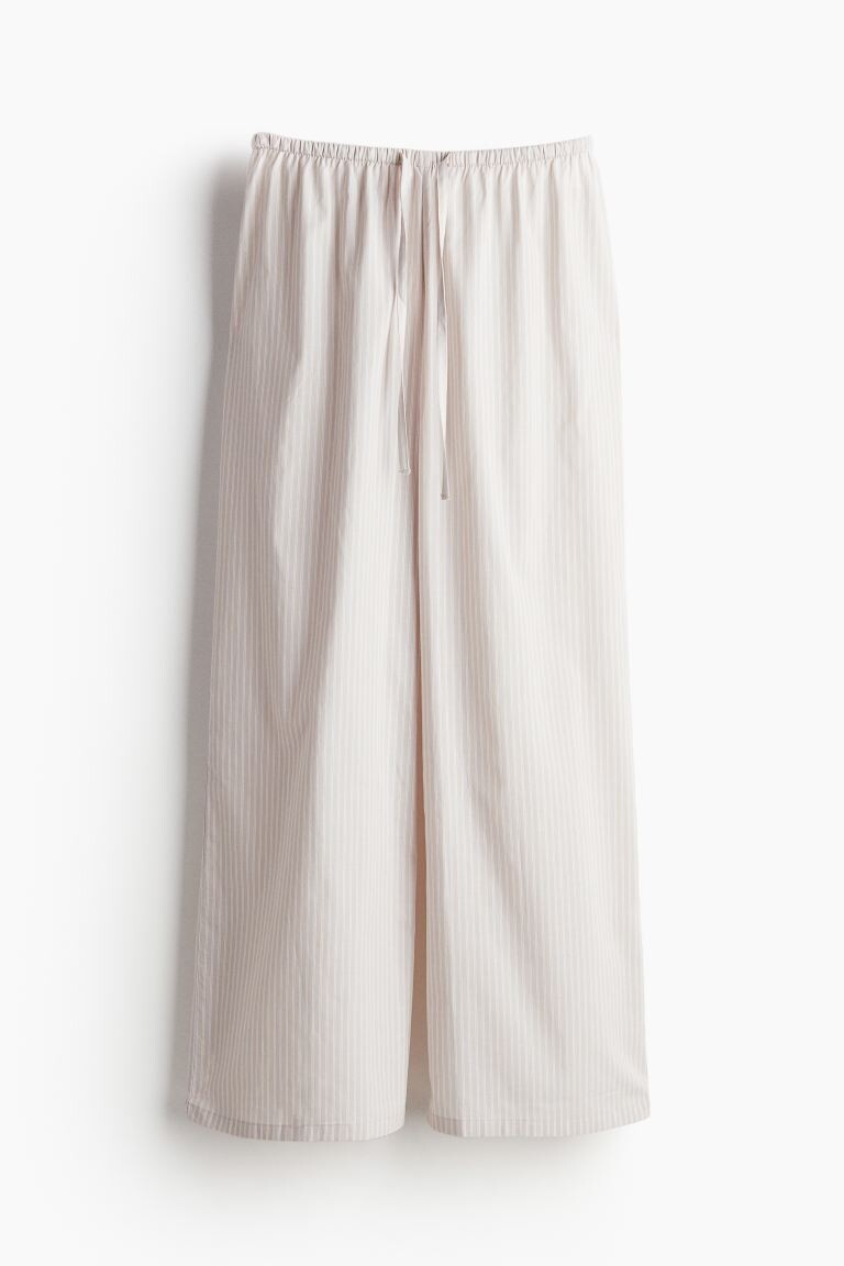 

Хлопковые пижамные штаны H&M, серый