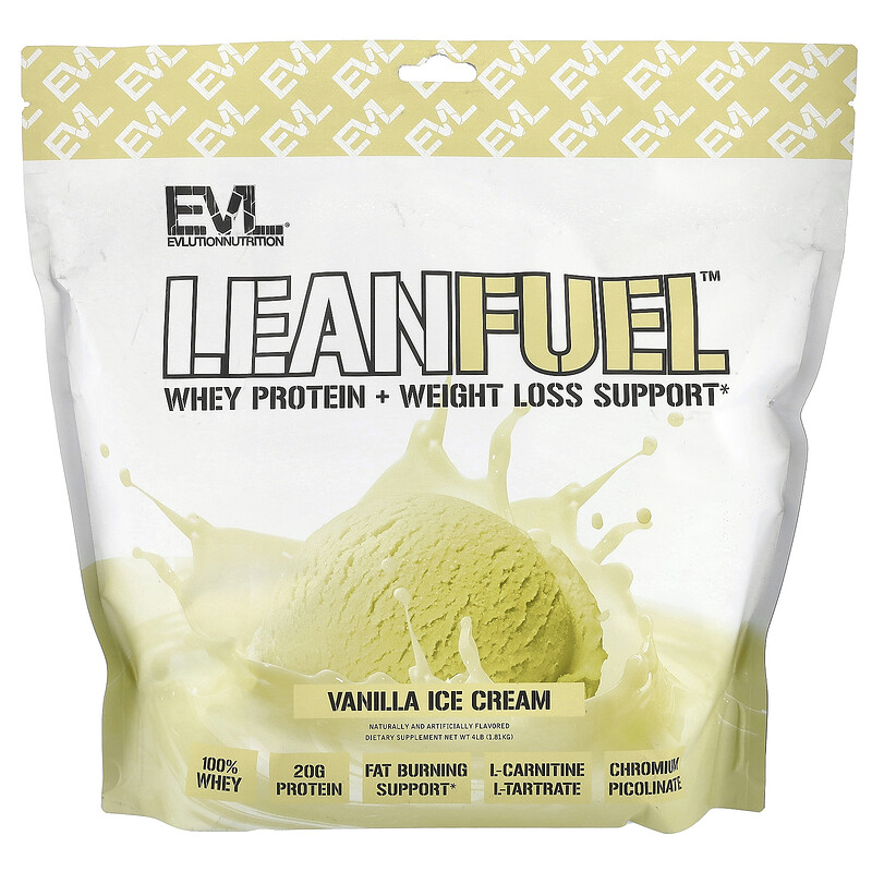

EVLution Nutrition, LeanFuel , ванильное мороженое, 1,81 кг (4 фунта)