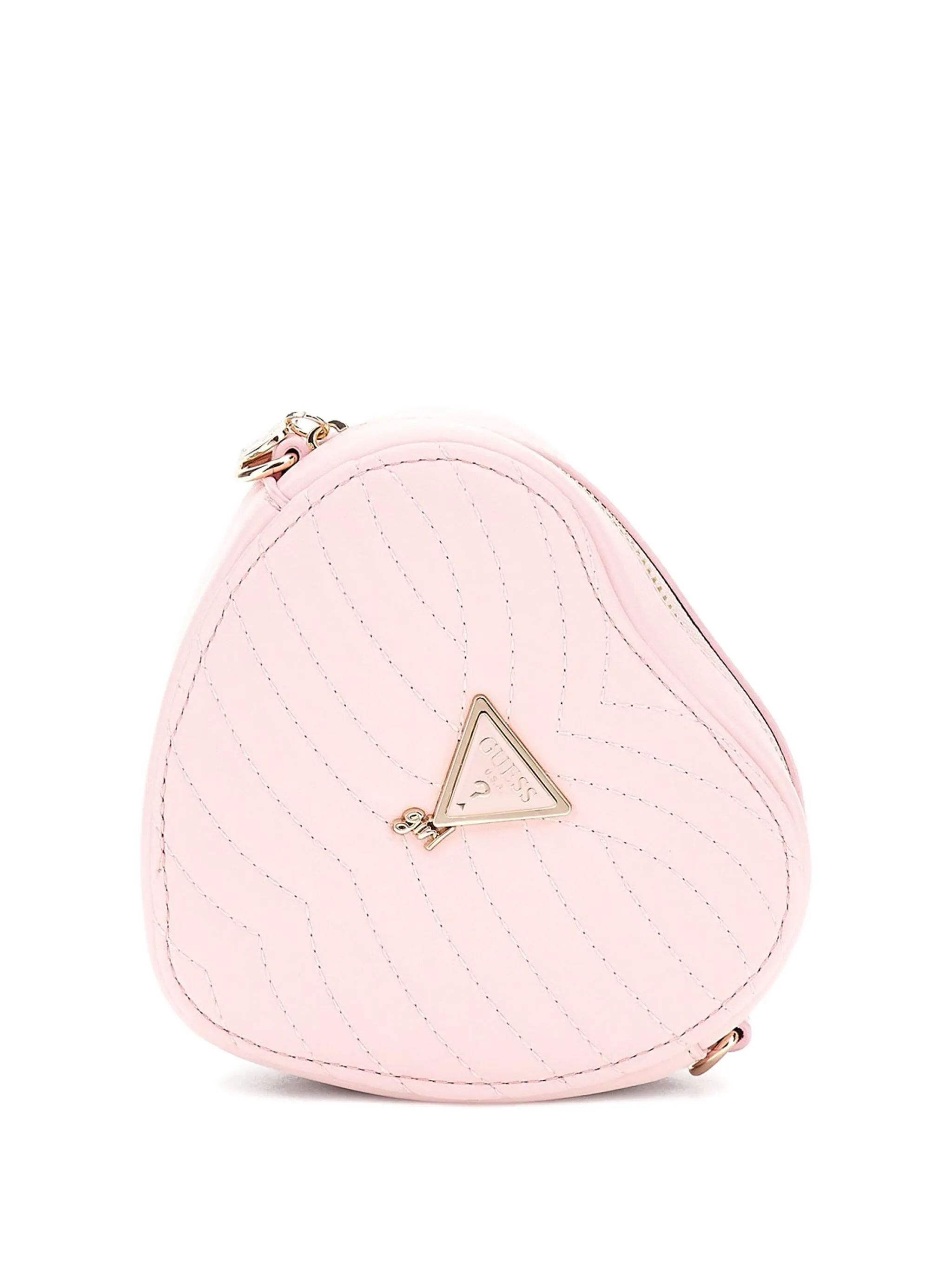 

Стеганая сумка на плечо в форме сердца Guess Kids, розовый