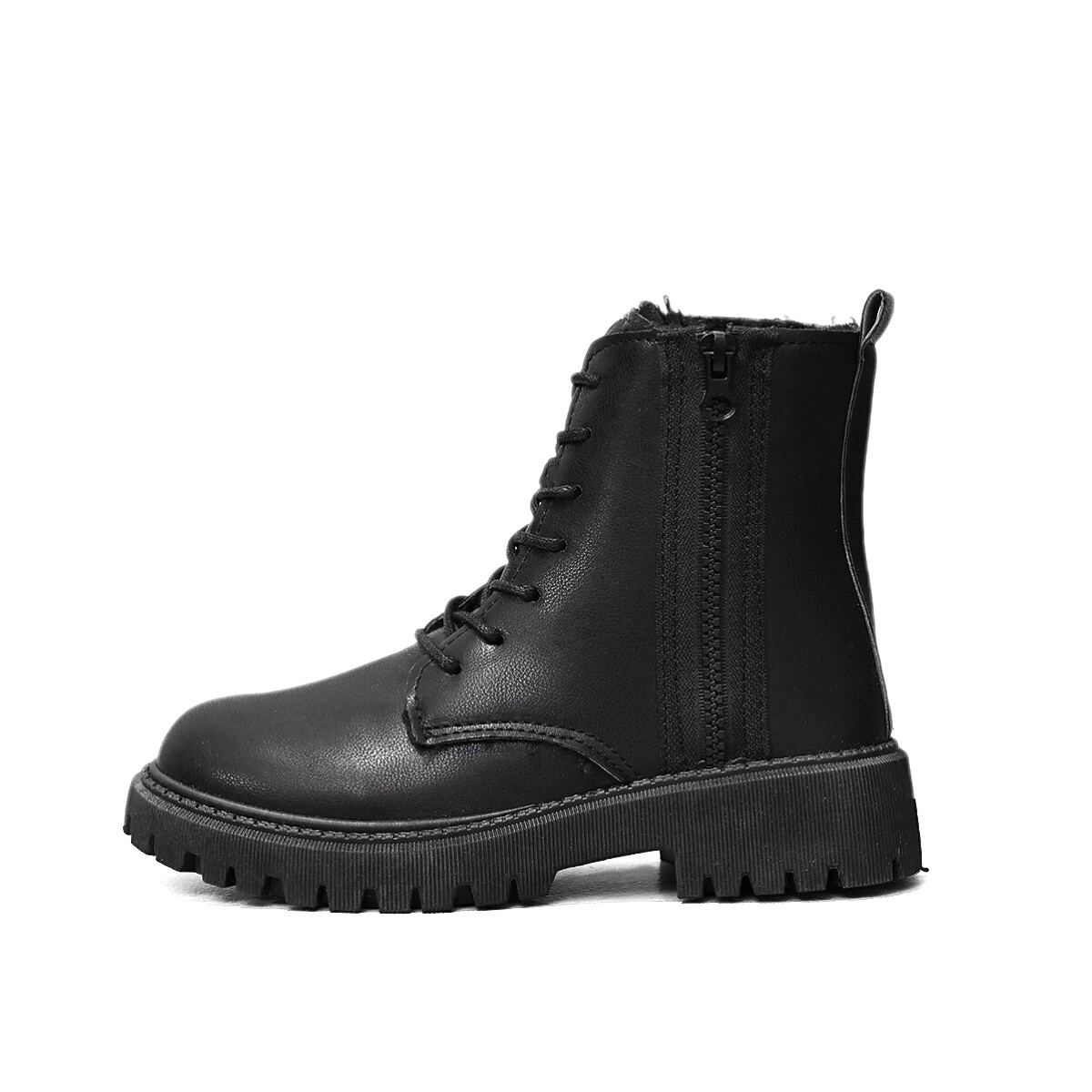 

Ботинки Martin Boot женские Little Red Man, цвет Black Fleece-Lined