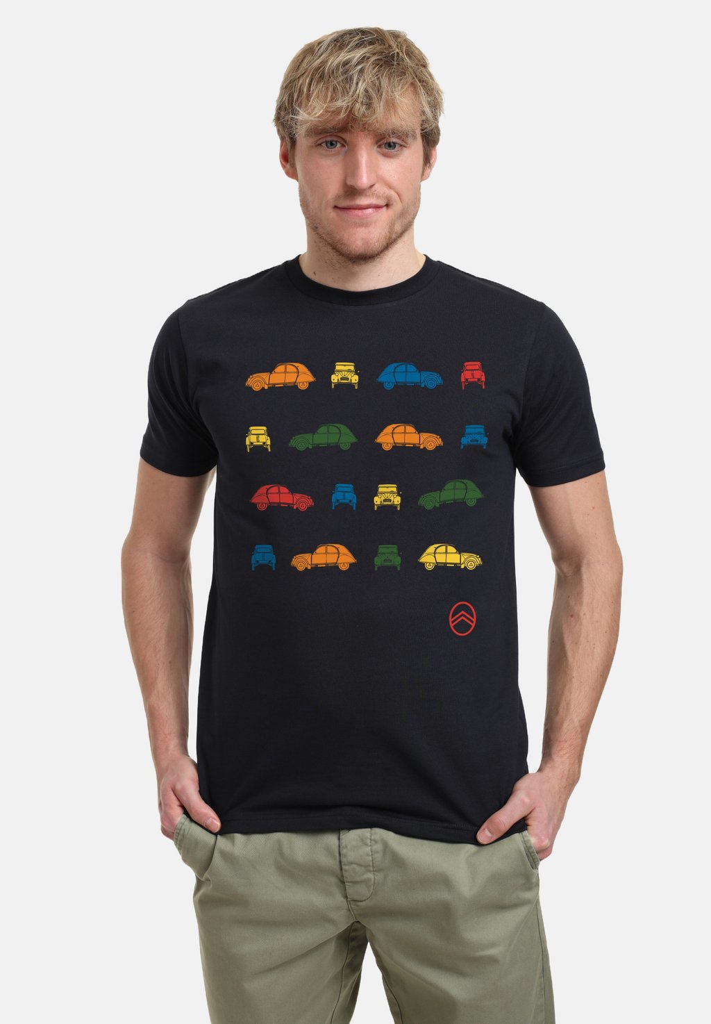 

Футболка с принтом CITROEN POP ART PATTERN Henry Tiger, темно-синий