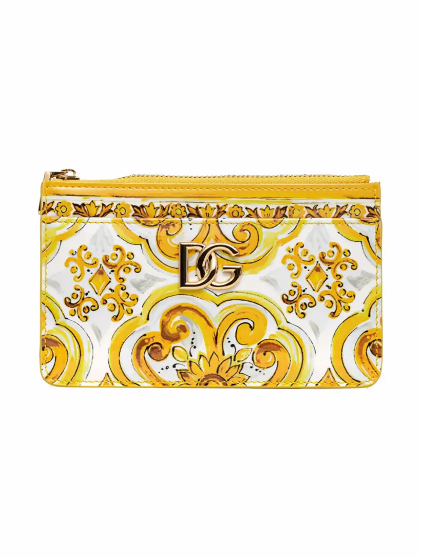 

Кожаная визитница DG Dolce&Gabbana, мультиколор