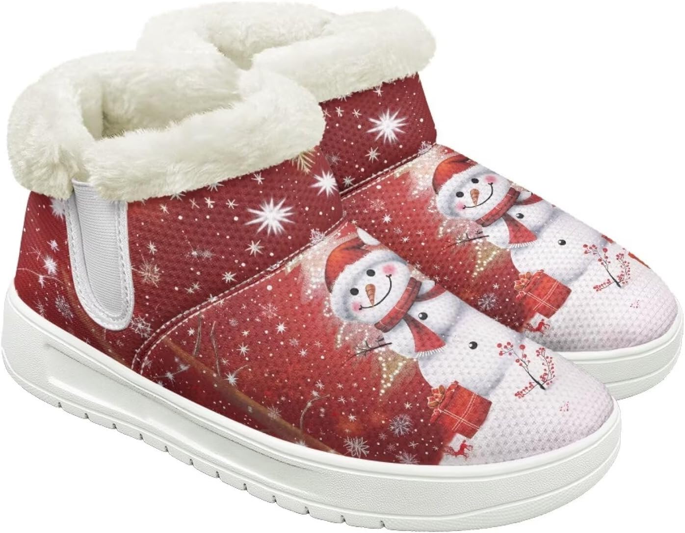 

Зимние сапоги-ботинки для женщин и мужчин, теплые обувь на скользкой подошве, уличная повседневная обувь на плоской подошве с белой подошвой Cugasmaru