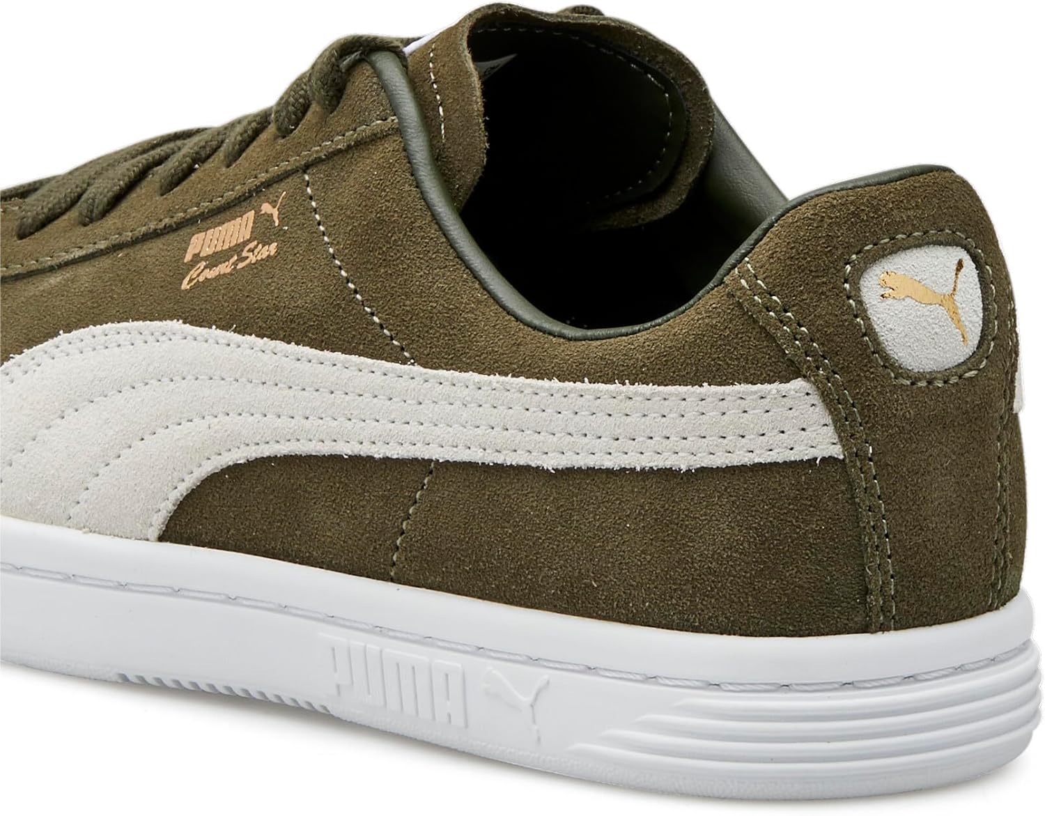 Кроссовки PUMA Court Star Suede унисекс, зеленый — фото 3