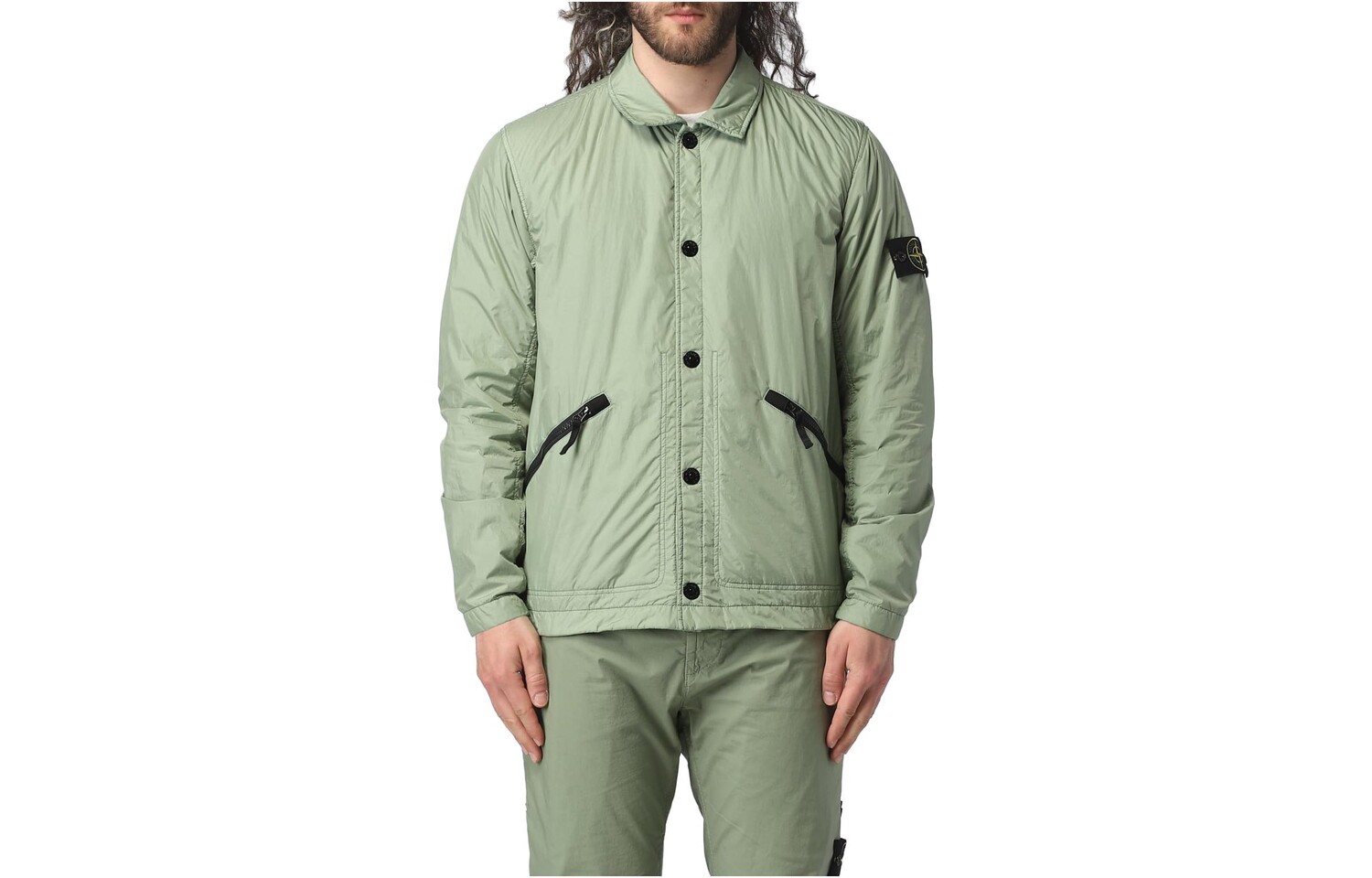 

Куртка мужская зеленая Stone Island, зеленый