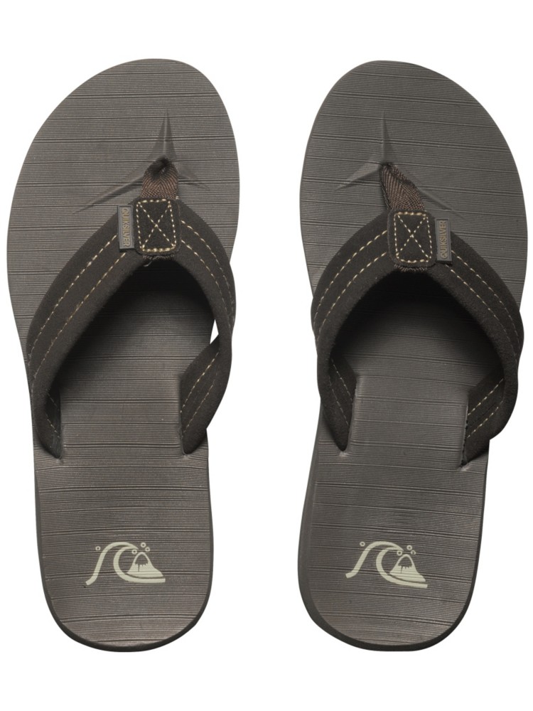 Сандалии Quiksilver Carver Suede Sandalen, demitasse solid — фото 4