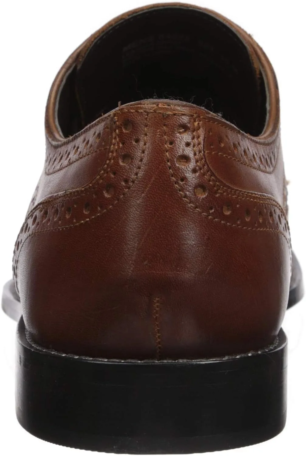 Мужские туфли Nunn Bush Nelson Wing Tip Oxford Dress Casual LaceUp, коньячный — фото 3