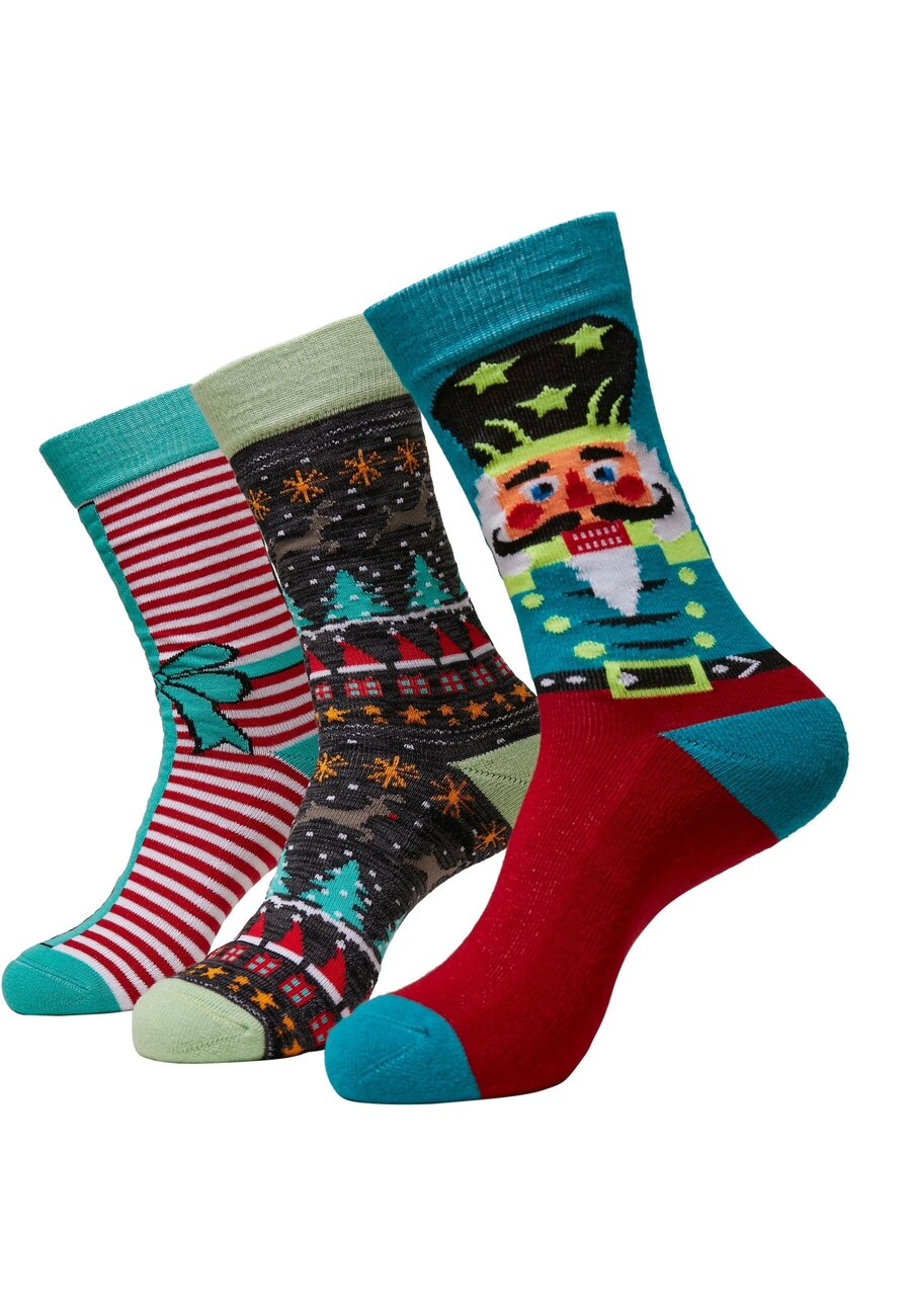 

Носки Urban Classics Socks Christmas Nutcracker, разноцветный