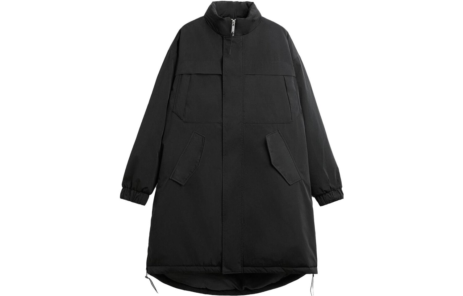 

Стеганая куртка мужская черная Zara, черный