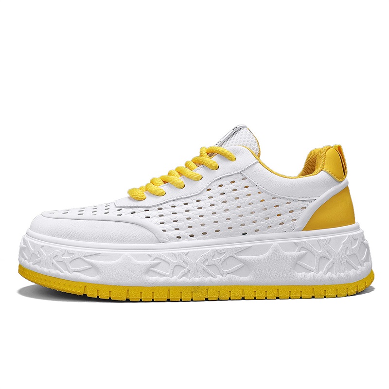 

Низкие мужские кроссовки Wooden Rabbit, White Yellow