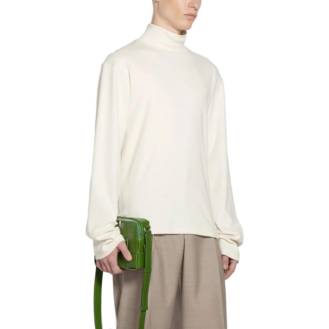 Футболка мужская меловая белая Bottega Veneta, белый — фото 4