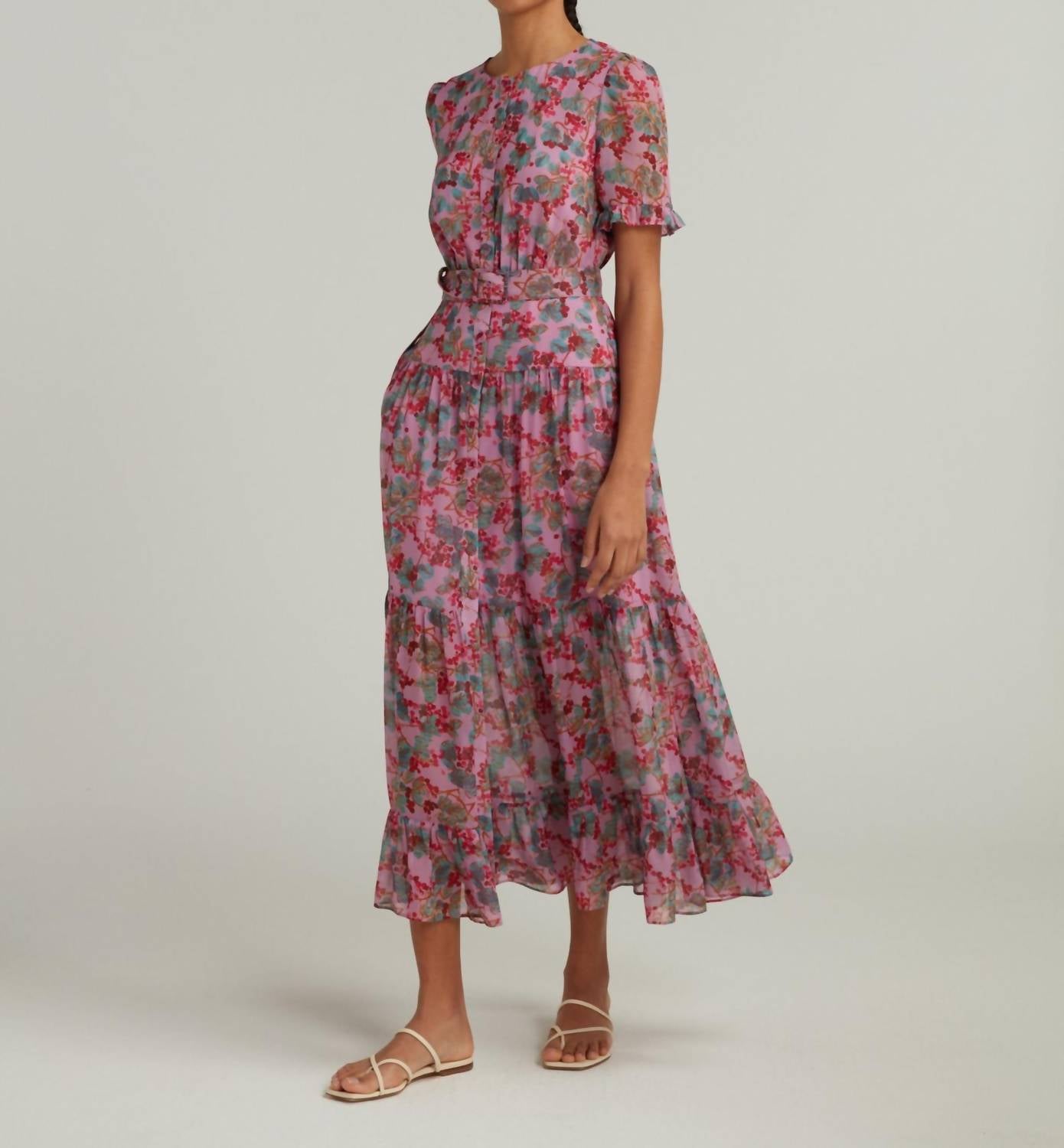 

Платье Sophie цвета румян Mulberry Saloni, цвет mulberry blush