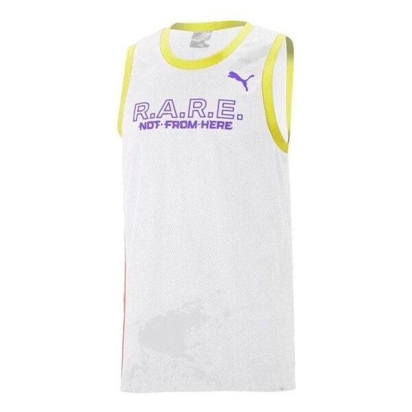 

Спортивная футболка rare crew neck basketball jersey 'white' Puma, белый