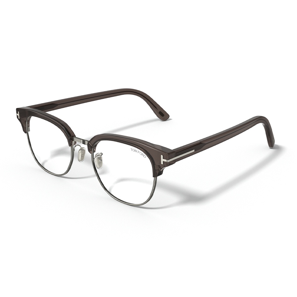 

TOM FORD Унисекс оправа для очков, FT6017-K-B 057 "Brown Frame with Silver Logo"