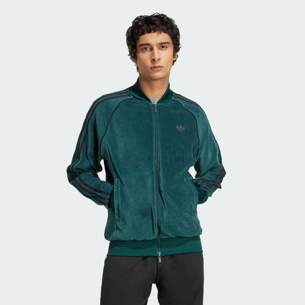 Спортивная футболка SST Adicolor Velour Adidas, green