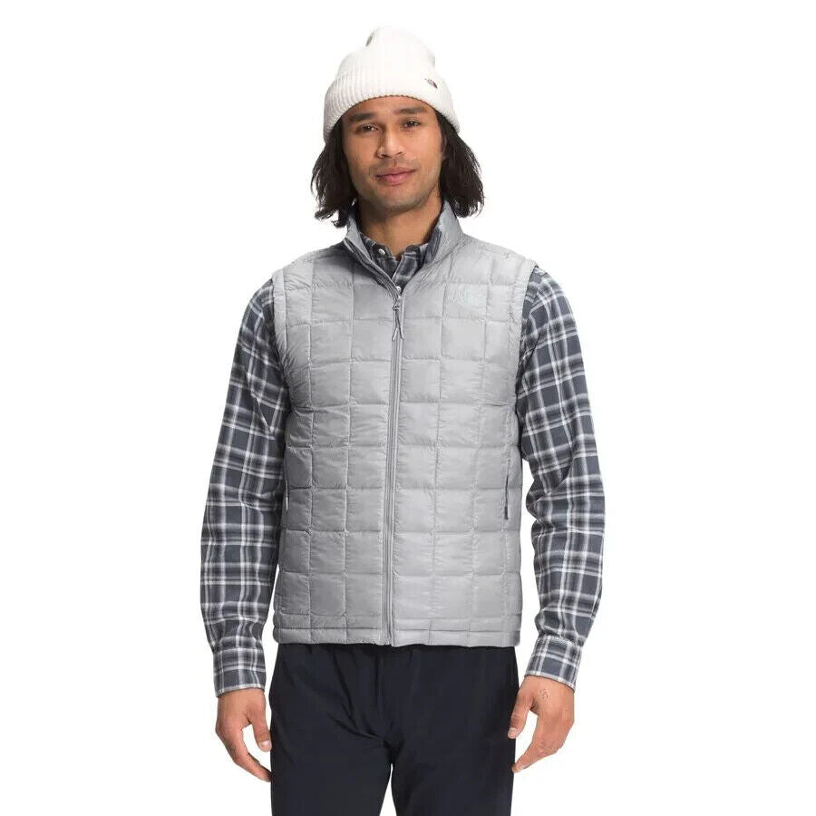 

The North Face ThermoBall Eco 2.0 NF0A5GLOA91 Мужской жилет Meld Grey с полной молнией CLO659, серый