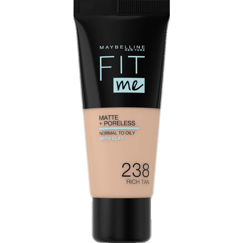 

Подходит мне! Матовый + пористый макияж № 238 Rich Tan Maybelline New York, 30 ml