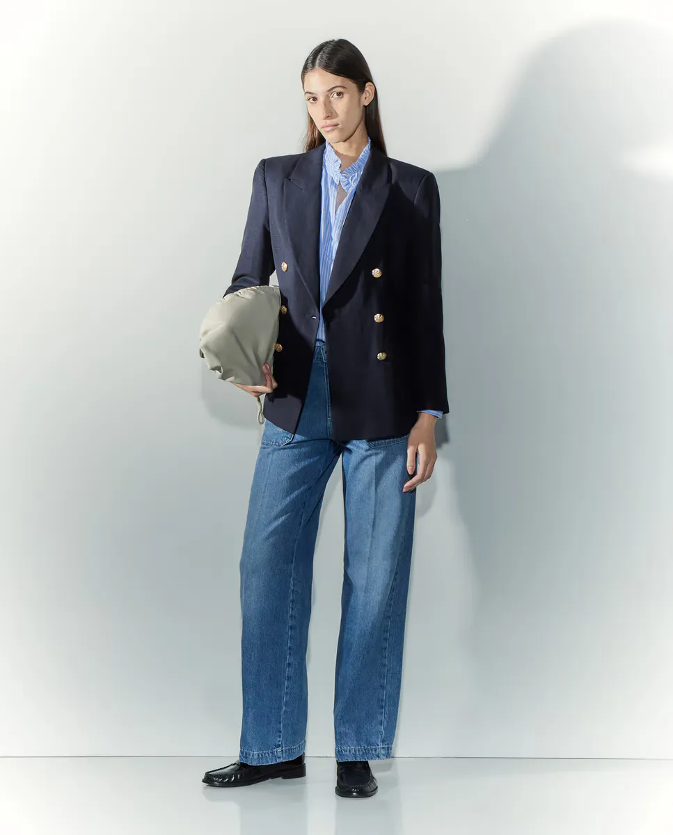 

Женские джинсы Carpenter средней посадки Tintoretto, бледно-голубой