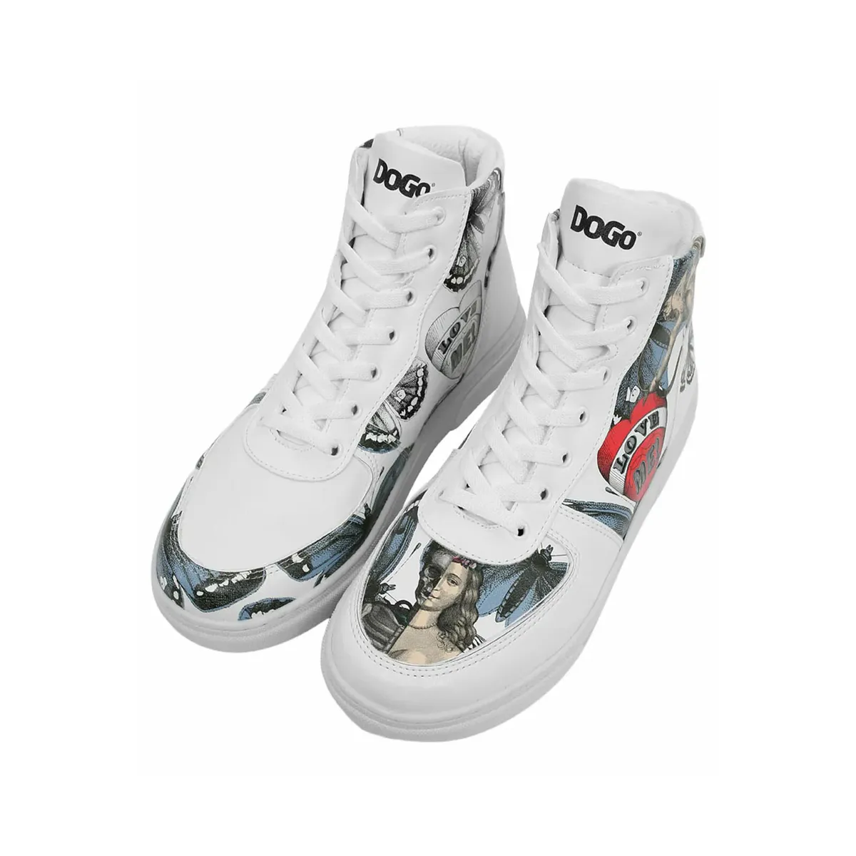 Ботильоны DOGO "женские Ace Boots Love Me Vegan Женские ботинки / женские", Vegan, белый — фото 2