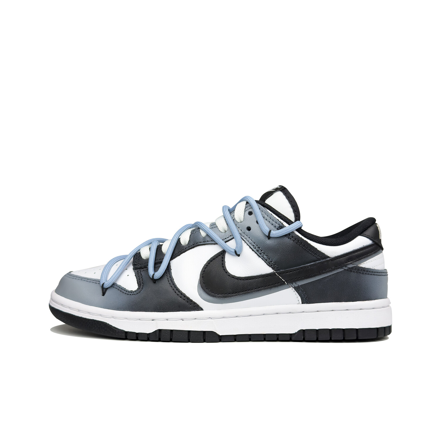 

Кроссовки Nike Dunk Skateboarding Shoes Men Low-top Black/white/gray, черный