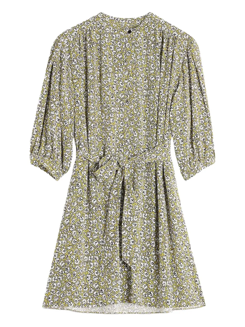 

Платье мини Mimosa с цветочным принтом Maison Kitsuné, зеленый