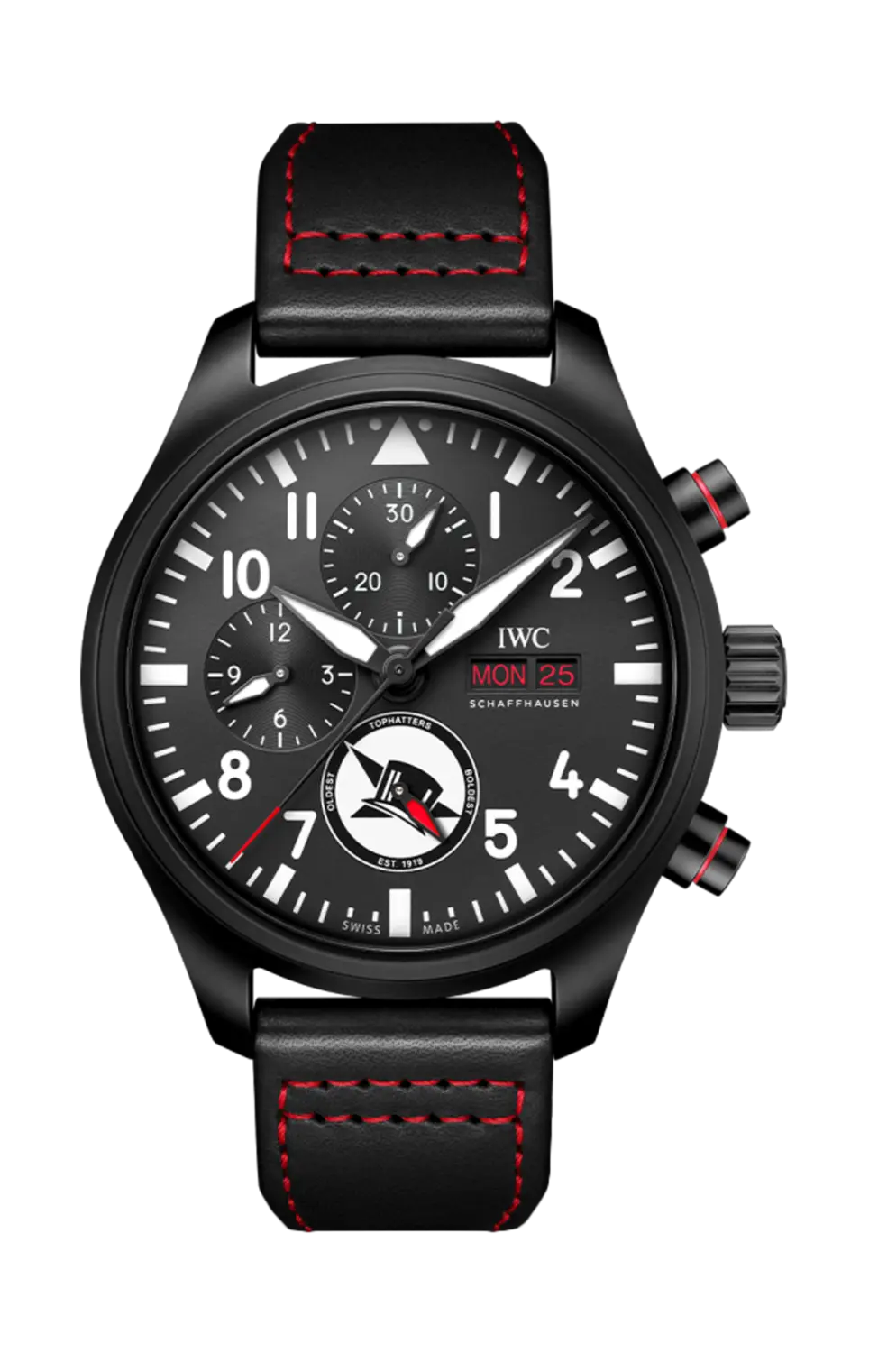 

Часы pilot’s watch chronograph edition «tophatters» limited edition 500 esemplari Iwc Schaffhausen