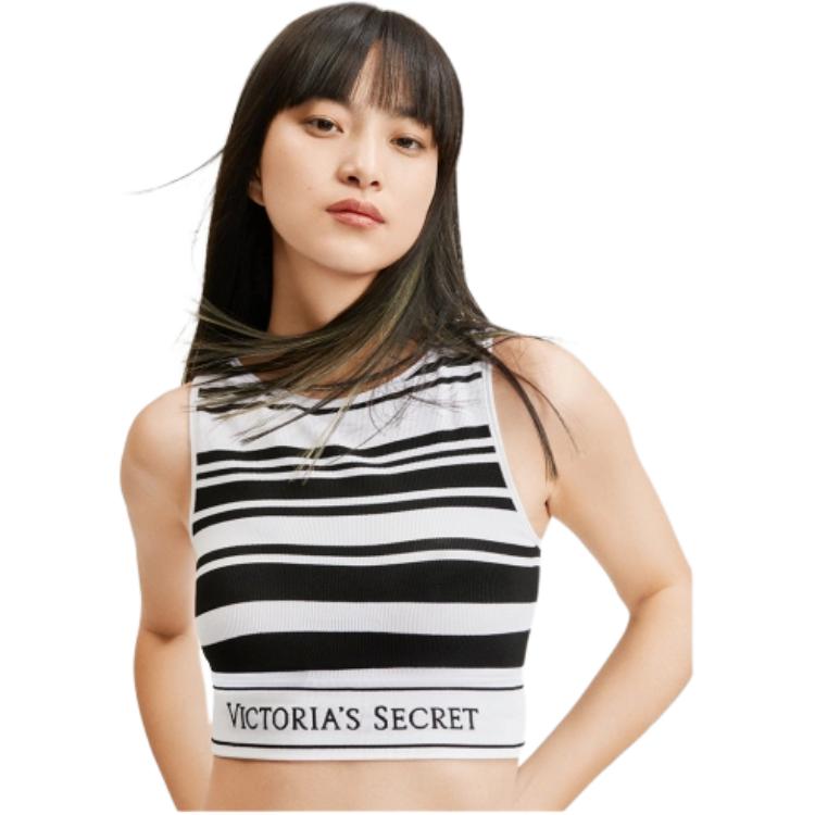 Майка женская черно-белая полоска Victoria's Secret — фото 2