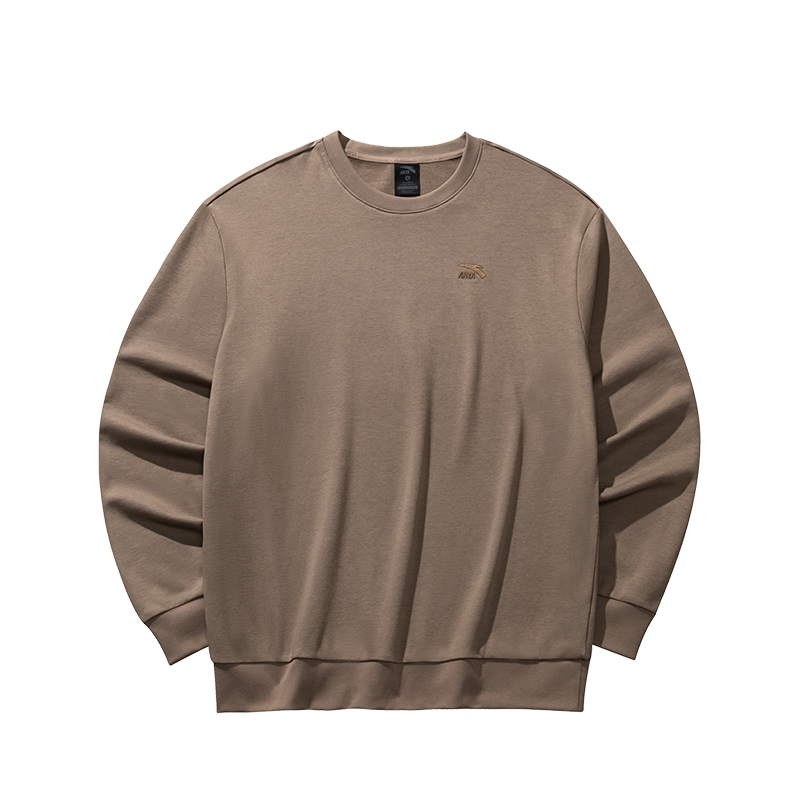 

Спортивный пуловер худи мужской ANTA, бежевый/серый