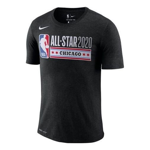 

Футболка chicago all star с коротким рукавом Nike, черный