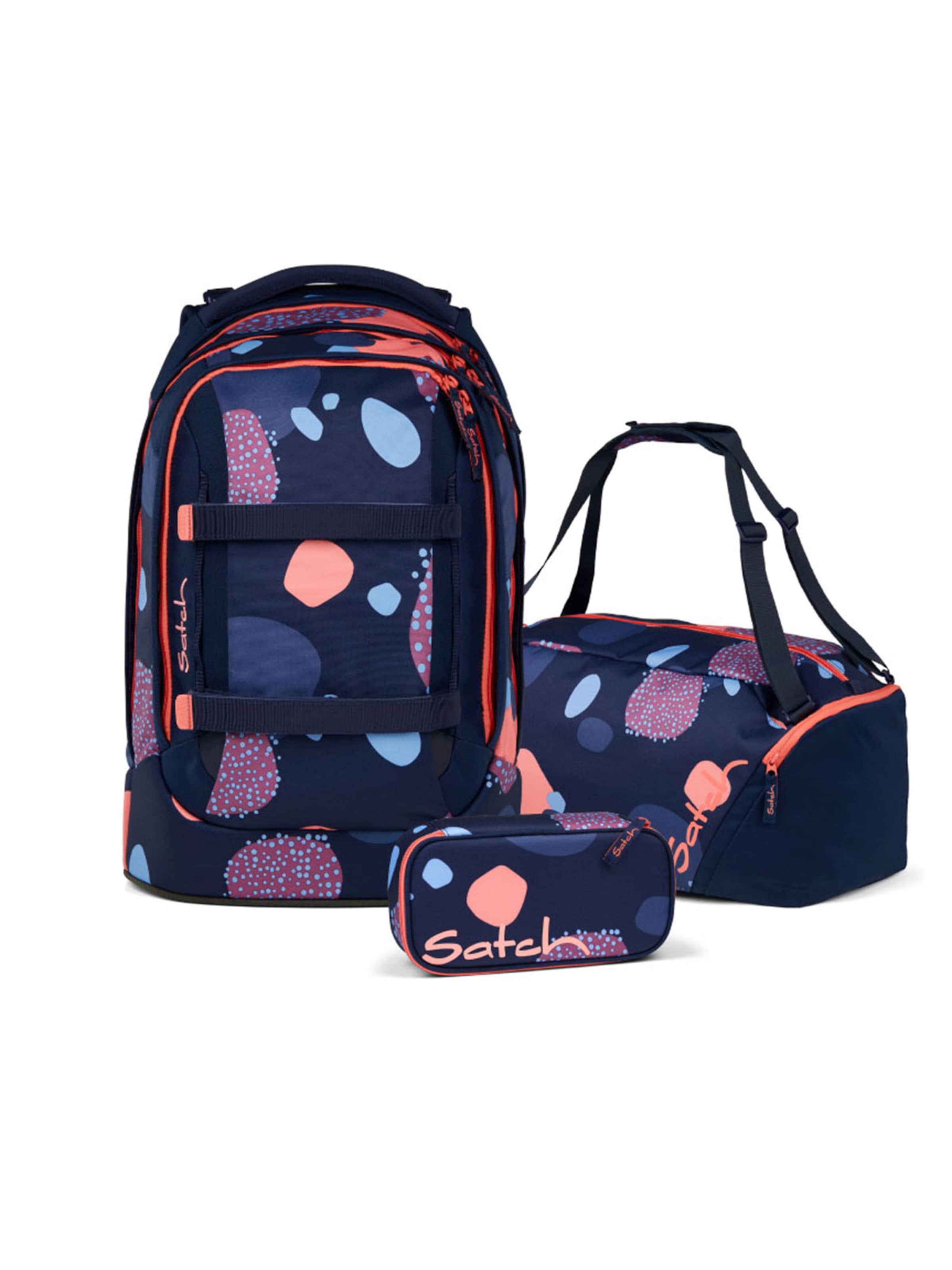 

Satch Рюкзак 'Pack Schulrucksack Set 3tlg' в цвете Aubergine