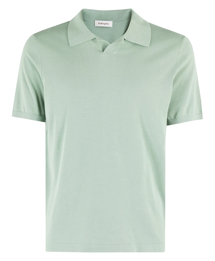 

Хлопковая рубашка-поло в стиле "скиппер" Kangra, зеленый