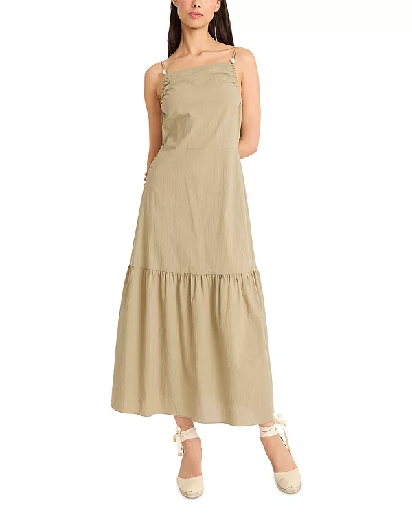 

Длинное платье с бретелями на спине The Good Journey, зеленый