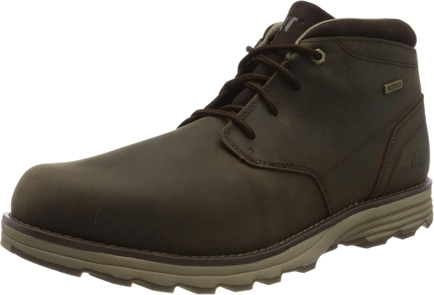 Мужские водонепроницаемые армейские ботинки Caterpillar Footwear Elude, темно-коричневый