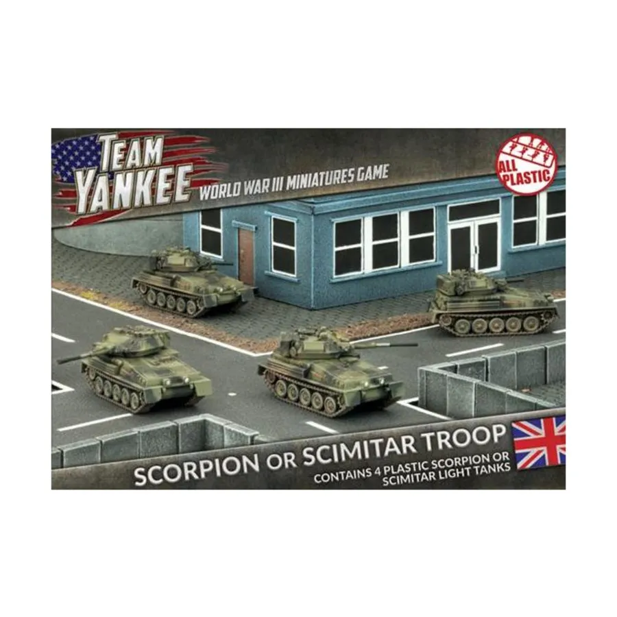

Отряд скорпионов или ятаганов, Team Yankee - World War III - British Army (1:100)