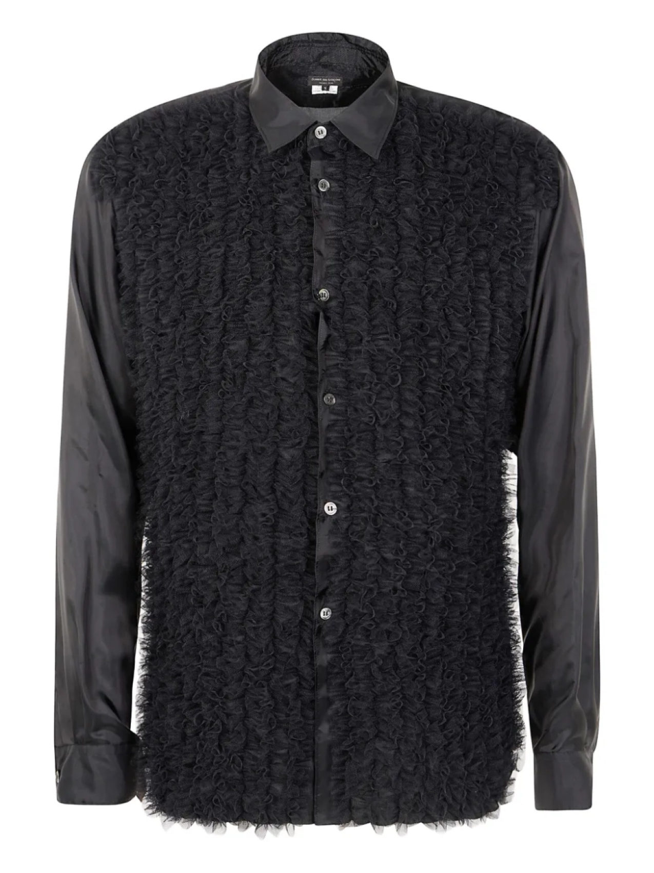 

Рубашка с оборками Comme des Garçons Homme Plus, черный