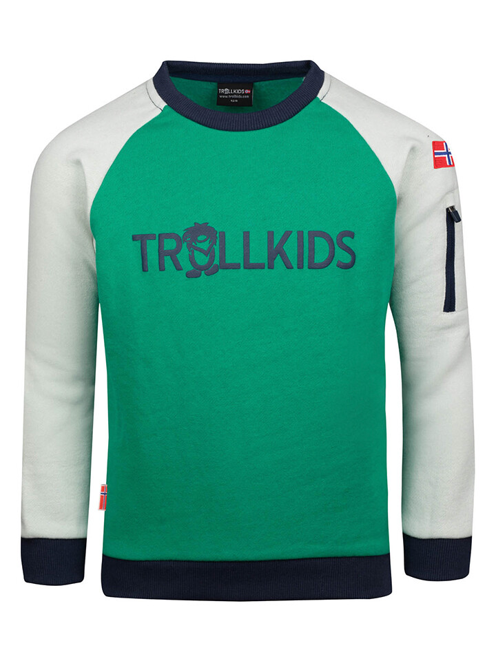 

Толстовка Trollkids Sandefjord, зеленый