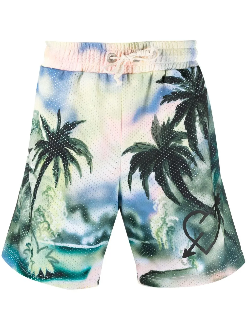 

Сетчатые спортивные шорты Paradise PALM ANGELS, синий