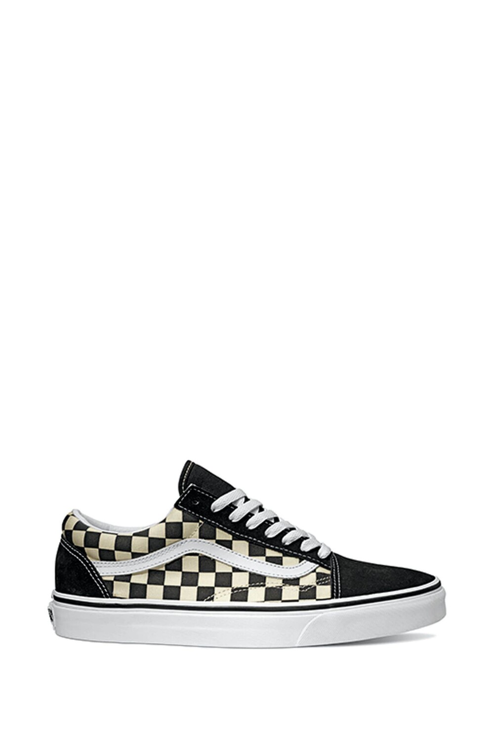Женские кроссовки в клетку старой школы Vans, черный