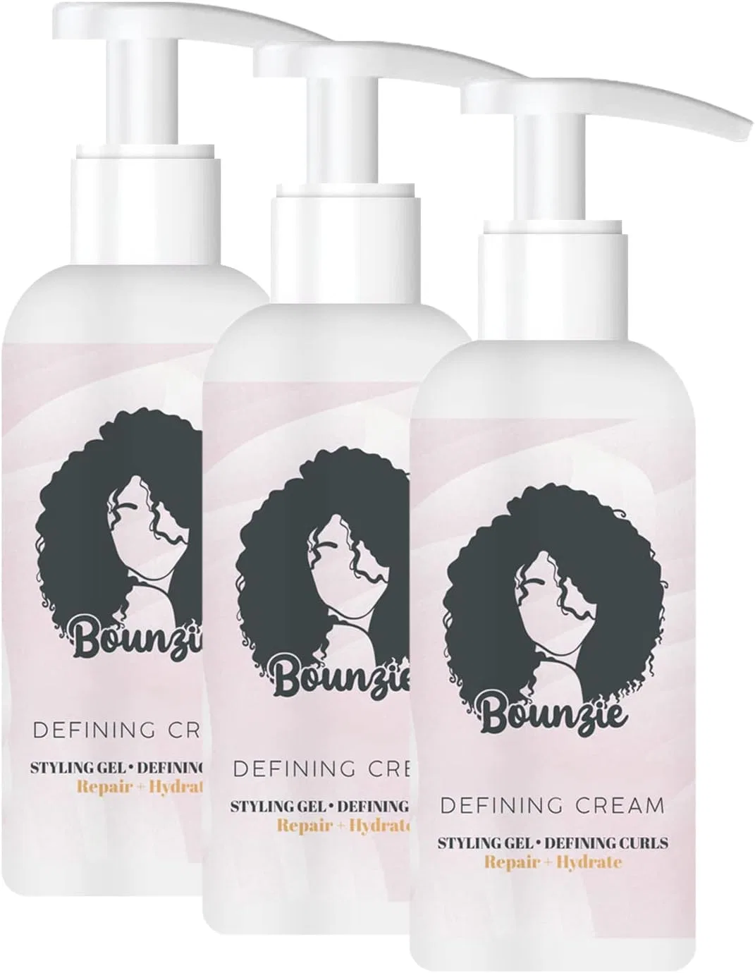 Крем для формирования локонов XIRUJNFD Bounzie Curl Defining Cream, 3 штуки Xirujnfd, 3 Pieces.