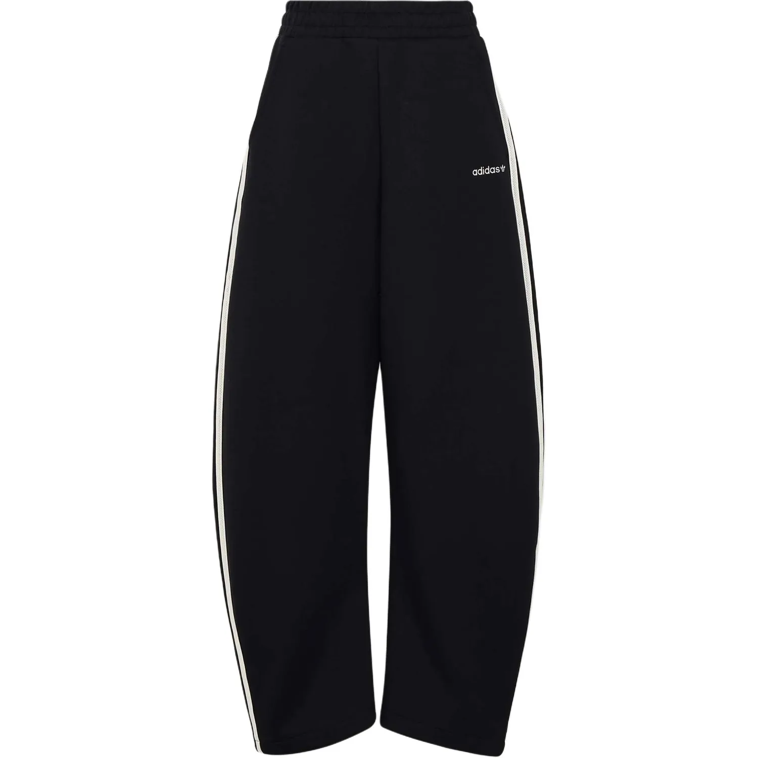 Кривые брюки вязаные женские Adidas Originals, черный