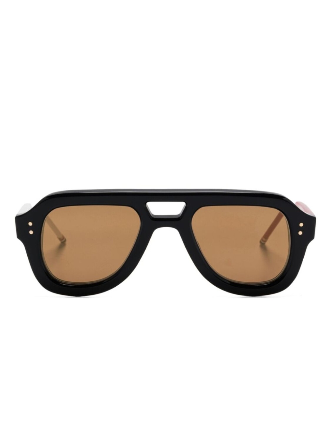 

Thom Browne Eyewear солнцезащитные очки-пилоты, синий