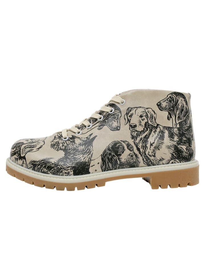 Ботильоны Dogo Shortcut Boots - The Life of Dogs, бежевый