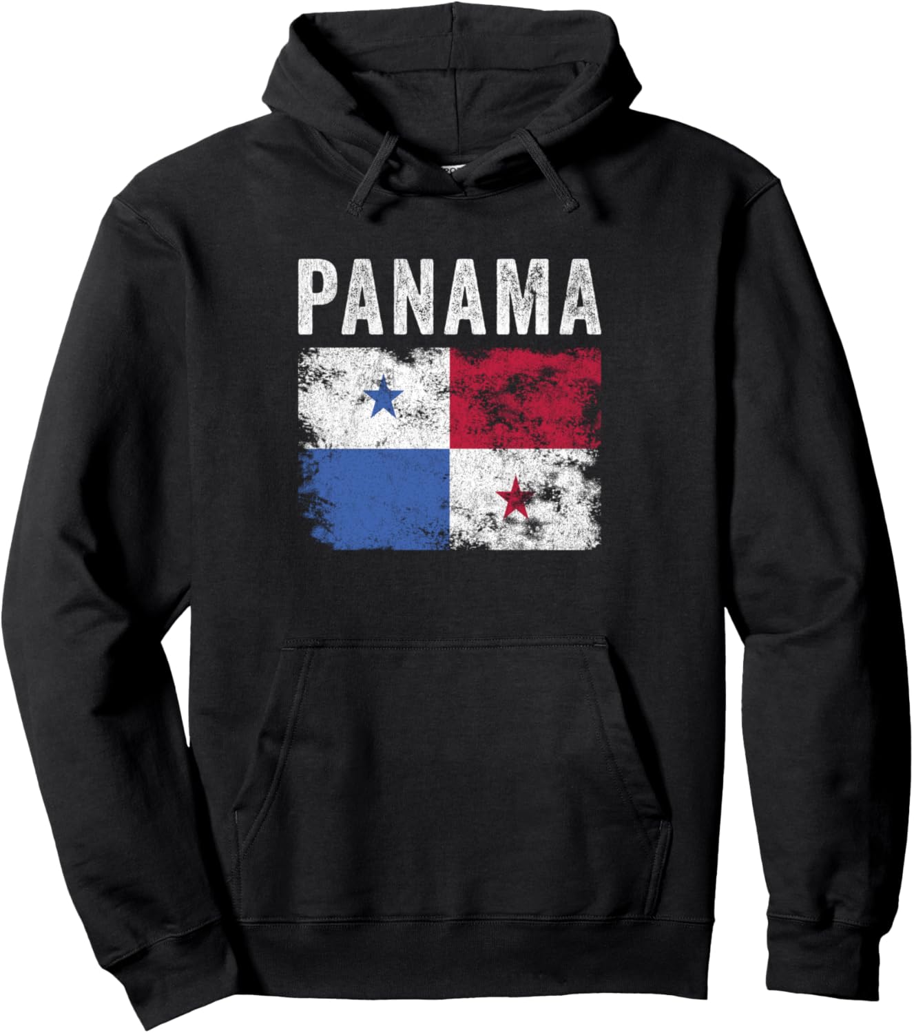 

Худи с антикварным панамским флагом - для мужчин, женщин и детей - Худи с панамским флагом Panama Flag Nation, черный