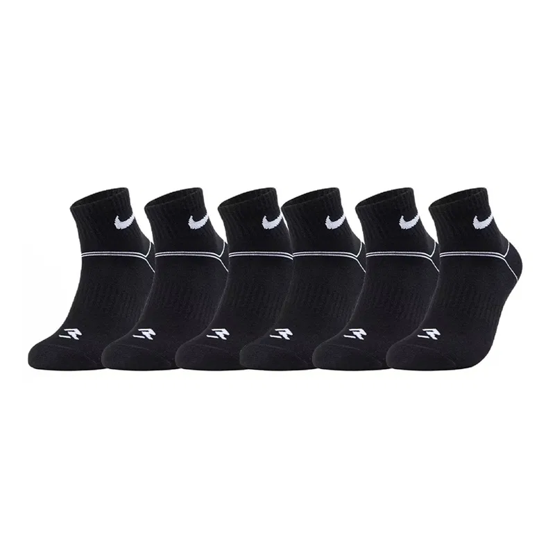 Носки Nike 3-Pack Ankle/Crew для подростков, Jet Black (6 пар)